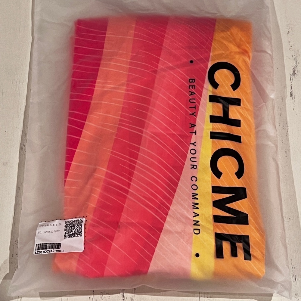 ChicMe Vibrant Multi-Color One-Shoulder Print Slit Maxi Sundress (NWOT) - Picture 9 of 12